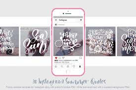 30 Template Instagram Summer Quotes In Social Media Templates On Yellow Images Creative Store