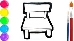 Sudah bagus, beragam, dan tinggal cetak. Cara Menggambar Dan Mewarnai Meja Belajar How To Draw A Study Table For Children Cute766