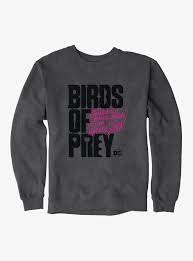 Birds Of Prey Movie Logo Png Dc Comics Birds Of Prey Movie Title Sweatshirt In 2020 Movie Titles Birds Of Prey Dc Comics