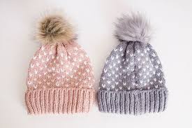 Women S Lc Lauren Conrad Birds Eye Knit Pom Pom Beanie Pom Beanie Knitted Hats Knitting