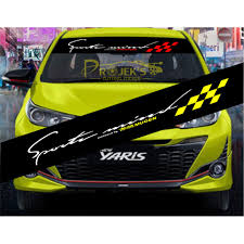 Perjalanan tidak akan nyaman kalau jarak pandang terbatas atau justru terhalang oleh jamur yang merekat. Tulisan Depan Kaca Mobil Lowered Style 20 Koleski Terbaru Cutting Sticker Stiker Kaca Depan