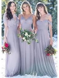 Grey Mismatched Long Chiffon Cheap Bridesmaid Dresses Online Wg282 Simple Bridesmaid Dresses Unique Bridesmaid Dresses Bridesmaid Dresses Long Chiffon