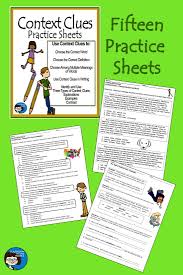 Context Clues Worksheets And Slide Presentation Context Clues Context Clues Worksheets Reading Comprehension Skills