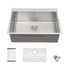 4.6 out of 5 stars. 25x22 Inch Single Drop In Kitchen Sinks Overstock 33667663
