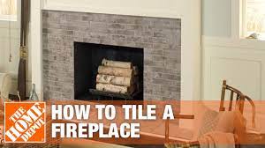 How to paint fireplace tile home depot. How To Tile A Fireplace Surround And Hearth The Home Depot Youtube