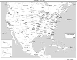 This blank map is a static image in jpg format. Labeled Us Map Map Of Usa Labeled Northern America Americas