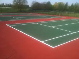 Acrylic Tennis Court Paint in The Lound