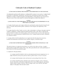 Http Www Courts State Co Us Userfiles File Media Colorado Code Of Judicial Conduct Pdf