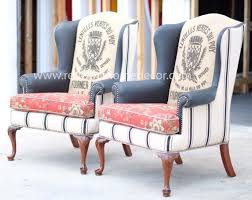 Custom Order Upholstered Wingback Chair Jodi S Etsy Wingback Chair Funky Wingback Chairs Recovering Chairs