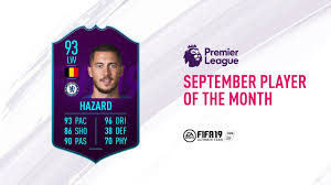 Fut 19 » squad building challenges » eden hazard. Fifa 19 Eden Hazard Potm September Announced For The Ultimate Team Mode Fifaultimateteam It Uk