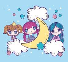 Zodiaco bnha aparencia chica anime chica anime kawaii anime. Chica Anime Kawaii En Las Nubes 2770317 Vector En Vecteezy