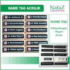 Maybe you would like to learn more about one of these? Nama Dada Nameteg Pegawai Bidan Perawat Siswa Dokter Magnet Shopee Indonesia