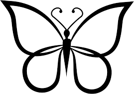 Search more hd transparent pink butterfly image on kindpng. Butterfly Shape Outline Top View Comments Butterfly Outline Shapes Clipart Full Size Clipart 4060438 Pinclipart