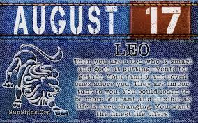 Your august 1st daily horoscope based on your sign! August 17 Birthday Horoscope Personality Sun Signs Birthday Personality Birthday Horoscope August 17 Zodiac