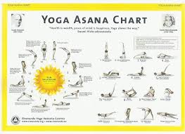 Yoga Asana Chart Vinyasa Yoga Tantric Yoga Yoga Poses
