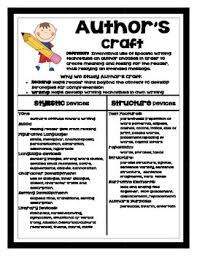 authors craft in reading worksheets teaching resources tpt