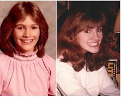 Julia Roberts as a young girl or teenager