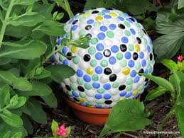 The above images showcase a handful of the possibilities. Mosaic Bowling Ball Yard Art House Of Hawthornes