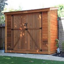 spacesaver 8 ft w x 4 ft d solid wood lean to tool shed amenagement jardin hangar a bois abri de jardin