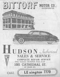 Large down payments coupled with unfair interest rates can cost the unsuspecting buyer upwards of $10,000 extra. Hudson Motor Car Company Dealerships M
