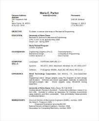 Resume Templates For Engineering Students