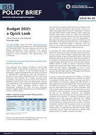 Malaysia budget 2017 what s going on in education eduadvisor. Budget 2021 A Quick Look Isis