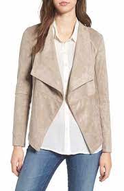 Bb Dakota Nicholson Faux Suede Drape Front Jacket Drape Front Jacket Faux Suede Jacket Jackets