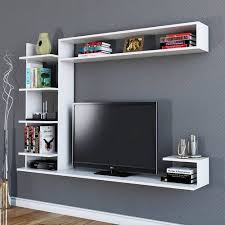 Entertainment Unit For Tvs Up To 48 Metro Lane Colour White Tv Room Design Wall Tv Unit Design Furniture Design Living Room