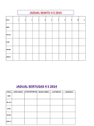 Share & embed jadual waktu kosong. Jadual Waktu Kelas Kosong