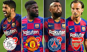 Barcelona players are known to be great footballers in europe. Where Will Barcelona Players Facing Nou Camp Exit This Summer End Up Daily Mail Online