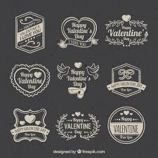 Download Free Vintage Valentine S Day Label Badge Collection Svg Dxf Eps Png 7 Creative Spring Svg Craft Ideas