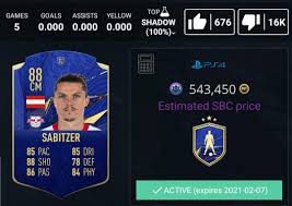 News > sports game > fifa 21. Sabitzer Is Now The Most Disliked Card On Futbin Fifa