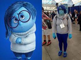 Sadness Inside Out Costume Inside Out Halloween Costumes Top 10 Halloween Costumes Creative Halloween Costumes