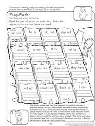 Letters words and sounds grade 2 english worksheet. Contractions Free Printable Contraction Worksheet Printable English Worksheets 2nd Grade Worksheets