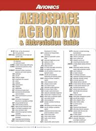 Abbreviation Guide Aviation Today