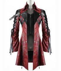 Steampunk Poison Goth Women Leather Jacket Coat Steampunk Clothing Gothic Trench Coat Clothes
