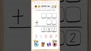 Se sei bloccato e non riesci a trovare le risposte giuste, benvenuto nella nostra pagina. Brain Test Seviye 196 Youtube