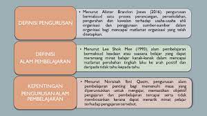 Yang membawa rahmat ke seluruh alam. Tajuk 13 Pengurusan Alam Pembelajaran