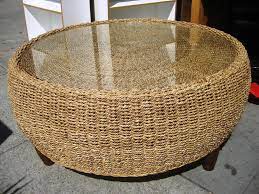 Check out my other luggage. Wicker Coffee Table With Glass Top