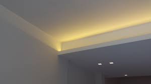 Illuminazione led per abitazioni o locali commerciali, valorizzare un controsoffitto utilizzando apparecchi per illuminazione a led, utilizzare il led come unica sorgente luminosa per l'illuminazione diretta o indiretta. Foto Particolare Controsoffitto Con Illuminazione Led Di Maddalena Frigerio Architetto 454288 Habitissimo
