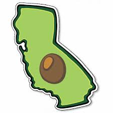 Cal-vocado Vinyl Sticker — San Francisco Mercantile