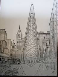 Vanishing Point Drawing Perspective Drawing Architecture Perspective Art Perspective Drawing