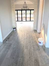 Customer In Texas Just Sent In This Photo While Installing Their New Vintage Collection Barnwood Reclaimed Wood Floors Rustic Wood Floors Douglas Fir Flooring