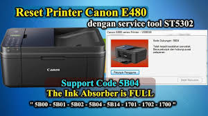 Canon pixma mx374 is dependable to bring fine print top quality as the printer is combined with fine ink technology, optimum print resolution as well as a lot more. Cara Reset Printer Canon E480 Support Code 5b04 Dengan Service Tool St5302 Reset Waste Ink Counter Youtube