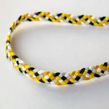 Black And White Bracelet Pin On Friendship Bracelets