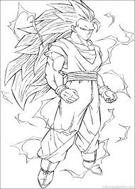 Dragon ball z coloring page with few details for kids : Dragon Ball Z Coloring Pages Online Coloring And Drawing