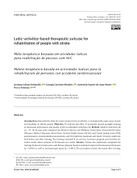 PDF) Ludic-activities-based therapeutic suitcase for rehabilitation of  people with stroke