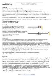 Ds 2 Quatrieme Les Proprietes De L Air Corrige Version A Chimie Lycee Physique Chimie Sciences Physiques