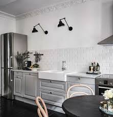 Black And Grey Kitchen Decor 9 Gorgeous White Grey And Pink Interiors That Make You Dream Kitchen Interior Home Kitchens Kitchen Renovation