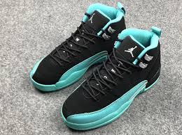 Black And Turquoise Jordans 12 Men S Nike Air Jordan 12 Retro Hyper Jade 510815 017 Basketball Shoes Jordan Shoes Girls Sneakers Men Fashion Slip On Tennis Shoes